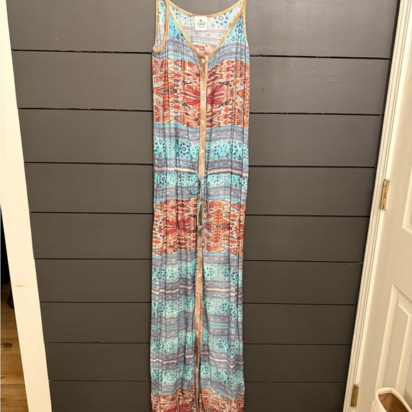 SW3 Bespoke Multicolor Patterned Maxi Dress - Picture 2 of 6